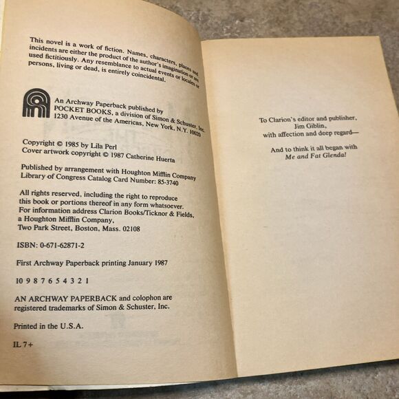 MARLEEN THE HORROR QUEEN Paperback Book LILA PERL 1987 Young Adult - Picture 7 of 8